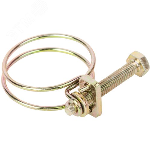 Хомут обжимной проволочный 31-35мм инструментальная сталь - фото 4