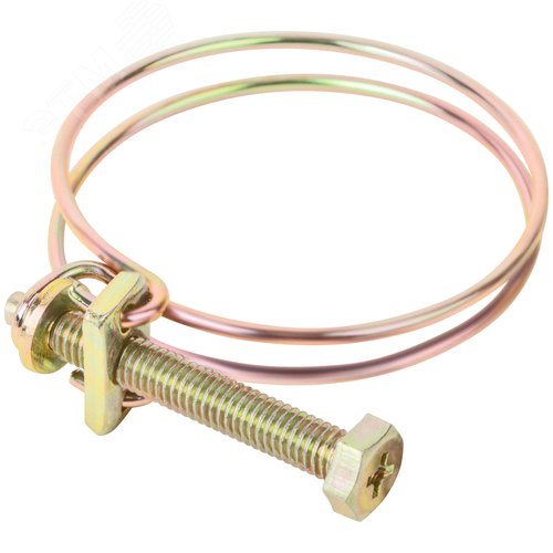 Хомут обжимной проволочный 45-50мм инструментальная сталь - фото 1