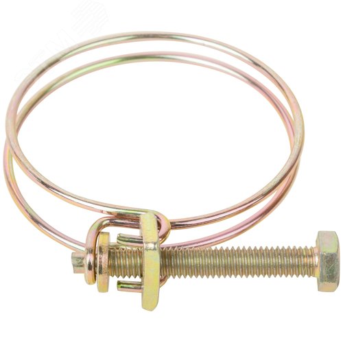 Хомут обжимной проволочный 45-50мм инструментальная сталь - фото 3