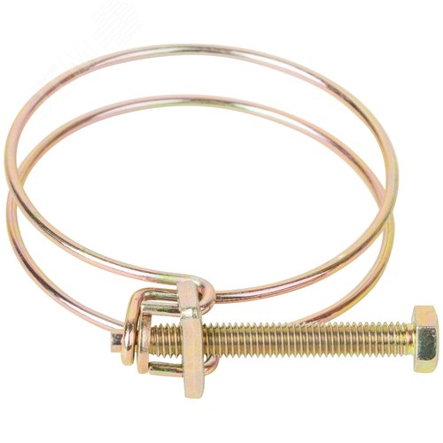 Хомут обжимной проволочный 55-60мм инструментальная сталь - фото 3