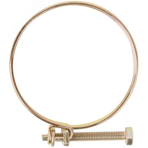 Хомут обжимной проволочный 65-70мм инструментальная сталь - фото 2