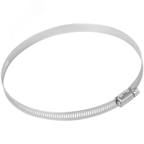 Хомут обжимной просечной 120-165мм нержавеющая сталь ширина 12.7мм - фото 4