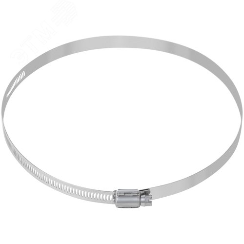 Хомут обжимной просечной 130-203мм нержавеющая сталь ширина 12.7мм - фото 3