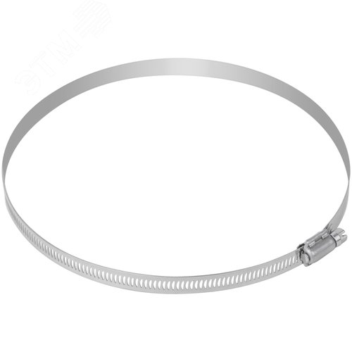 Хомут обжимной просечной 130-203мм нержавеющая сталь ширина 12.7мм - фото 4