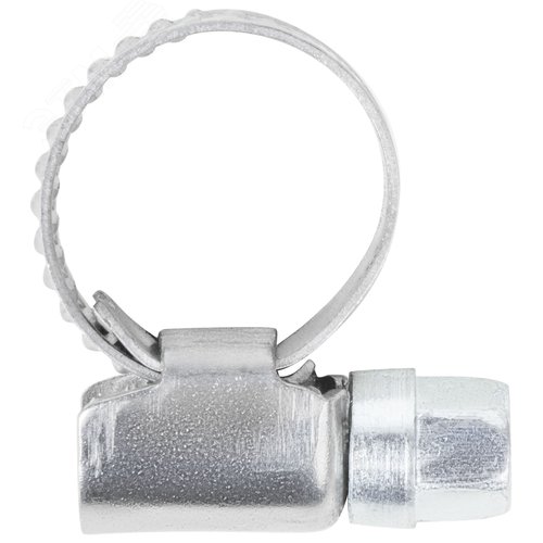 Хомут обжимной накатной 9-14мм нержавеющая сталь 9мм - фото 2