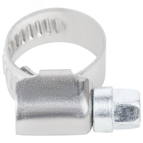 Хомут обжимной накатной 9-14мм нержавеющая сталь 9мм - фото 3