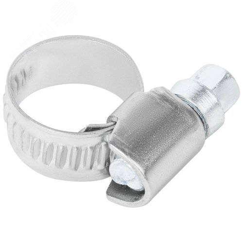 Хомут обжимной накатной 9-14мм нержавеющая сталь 9мм - фото 4