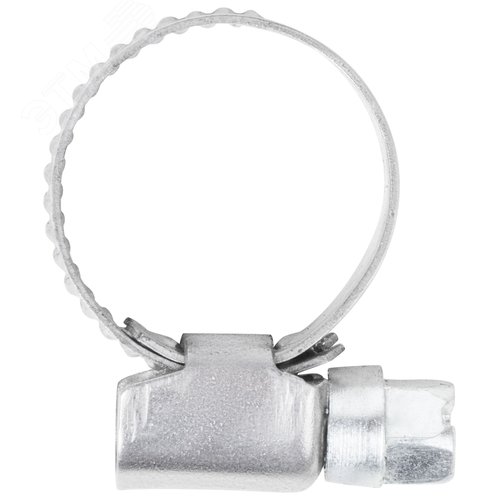 Хомут обжимной накатной 12-20мм нержавеющая сталь 9мм - фото 2