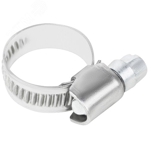 Хомут обжимной накатной 12-20мм нержавеющая сталь 9мм - фото 4