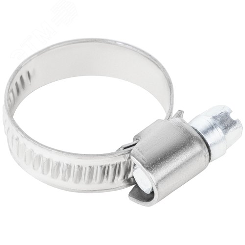 Хомут обжимной накатной 16-27мм нержавеющая сталь 9мм - фото 4