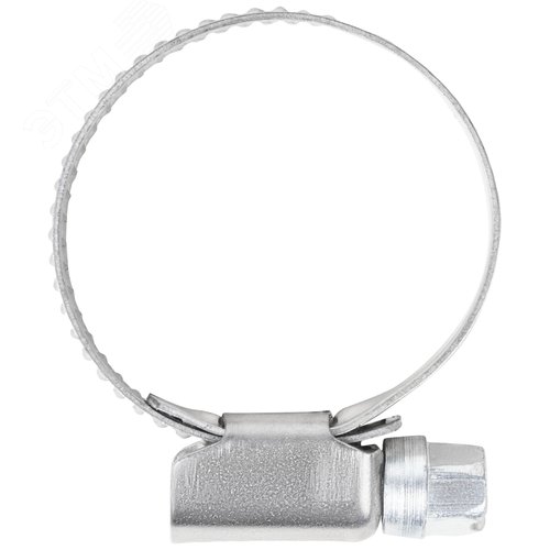 Хомут обжимной накатной 16-32мм нержавеющая сталь 9мм - фото 2