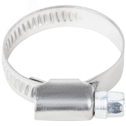 Хомут обжимной накатной 16-32мм нержавеющая сталь 9мм - фото 3