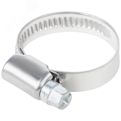 Хомут обжимной накатной 20-32мм нержавеющая сталь 9мм - фото 1