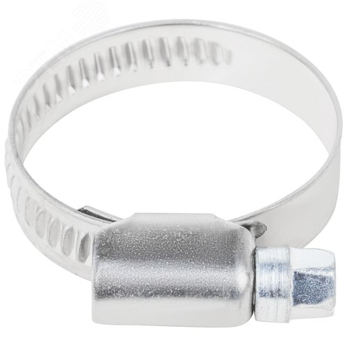 Хомут обжимной накатной 20-32мм нержавеющая сталь 9мм - фото 3