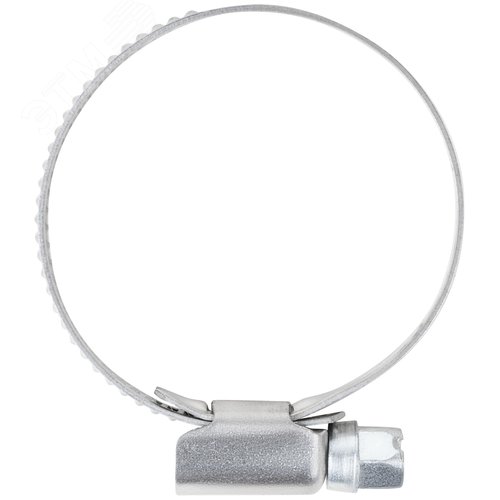 Хомут обжимной накатной 26-44мм нержавеющая сталь 9мм - фото 2