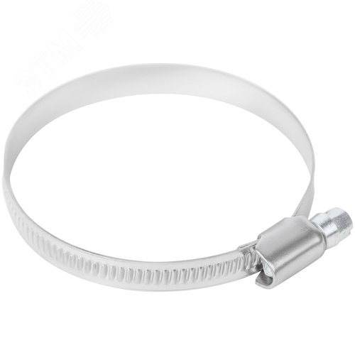 Хомут обжимной накатной 50-70мм нержавеющая сталь 9мм - фото 4