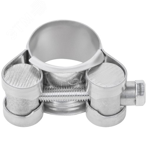 Хомут обжимной силовой шарнирный 20-22мм нержавеющая сталь - фото 3