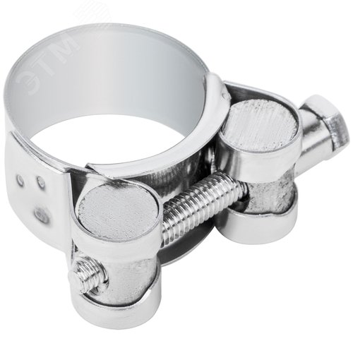 Хомут обжимной силовой шарнирный 29-31мм нержавеющая сталь - фото 4