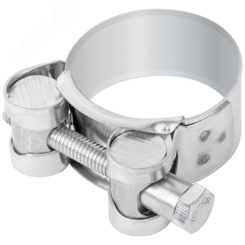 Изображение товара Хомут обжимной силовой шарнирный 32-35мм нержавеющая сталь (шт)