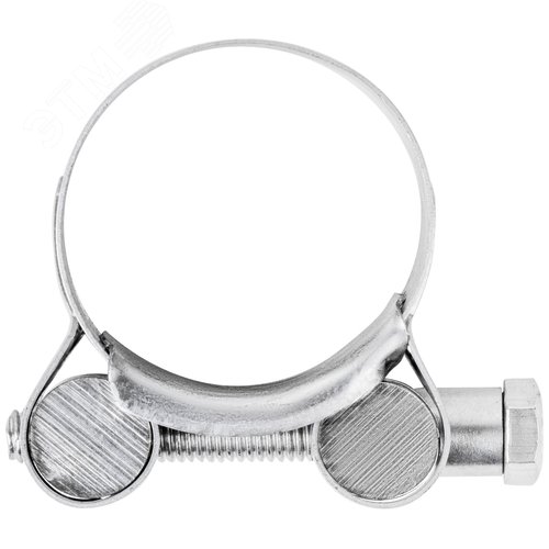 Хомут обжимной силовой шарнирный 32-35мм нержавеющая сталь - фото 2