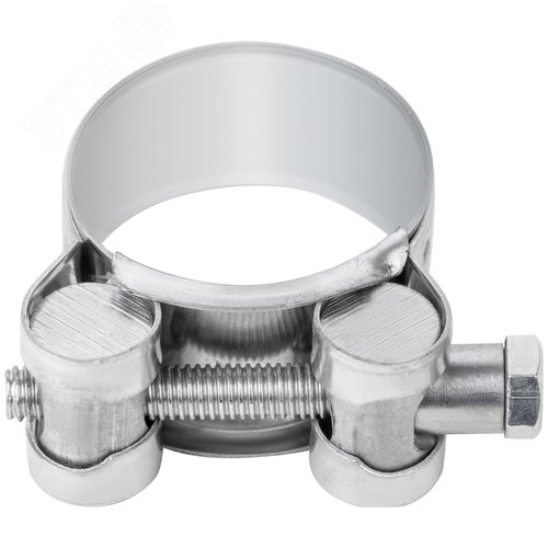 Хомут обжимной силовой шарнирный 32-35мм нержавеющая сталь - фото 3
