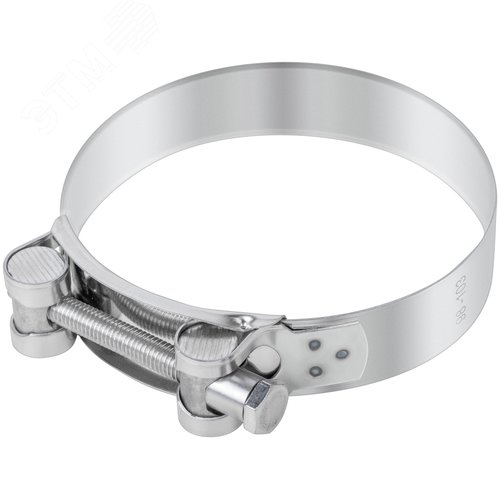Изображение товара Хомут обжимной силовой шарнирный 98-103мм нержавеющая сталь (шт)