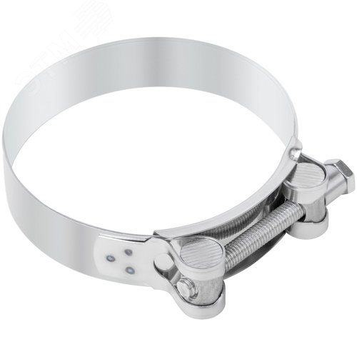 Хомут обжимной силовой шарнирный 98-103мм нержавеющая сталь - фото 4