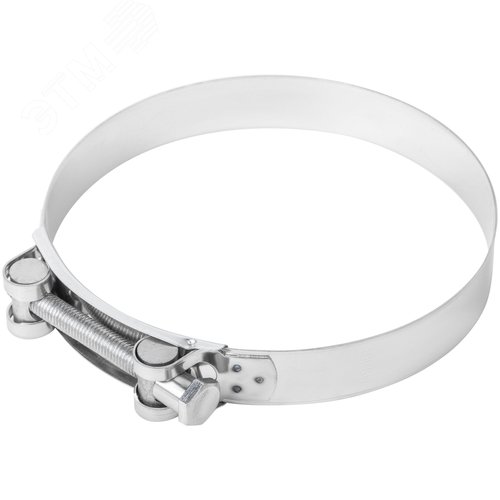 Изображение товара Хомут обжимной силовой шарнирный 149-161мм нержавеющая сталь (шт)