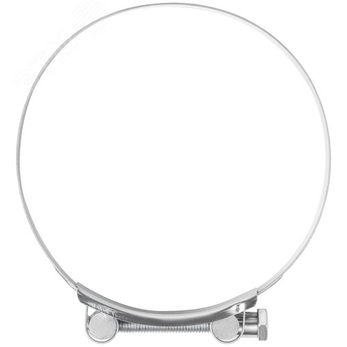 Хомут обжимной силовой шарнирный 149-161мм нержавеющая сталь - фото 2