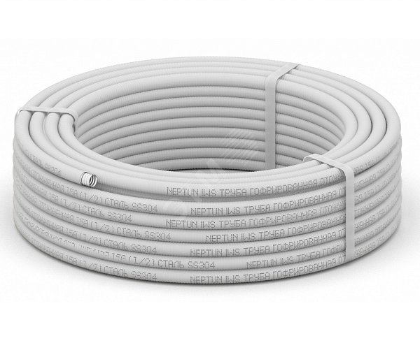 Труба гофр.из нерж.стали SS304 Neptun IWS 20A, отожженная в оболочке ...