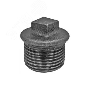 Изображение товара Заглушка чугунная Ду25 (1') НРЗаглушка чугунная Ду25 (1') НР (шт)