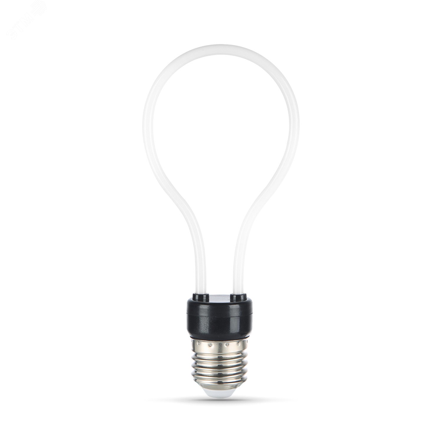 Лампа светодиодная филаментная LED 4 Вт 330 лм 2700К AC185-265В E27 контурная Artline A72 теплая матовая колба Black Filament 1004802104 GAUSS - превью 4