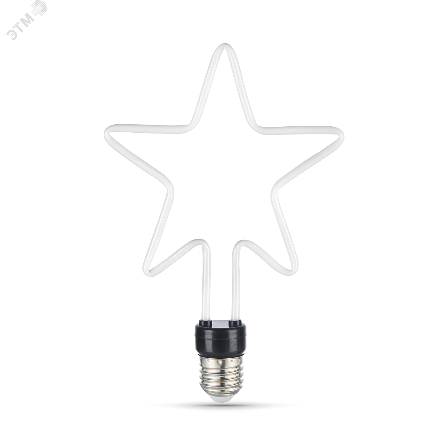 Лампа светодиодная филаментная LED 7 Вт 580 лм 2700К AC185-265В E27 Star теплая матовая колба Black Filament Gauss 1006802104 GAUSS - превью 2