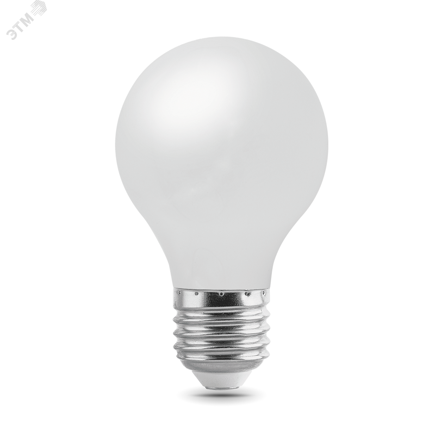 Лампа светодиодная филаментная LED 10 Вт 820 лм 2700К AC185-265В E27 А60 (груша) теплая матовая колба диммируемая Black Filament Gauss 102202110-D GAUSS - превью 2