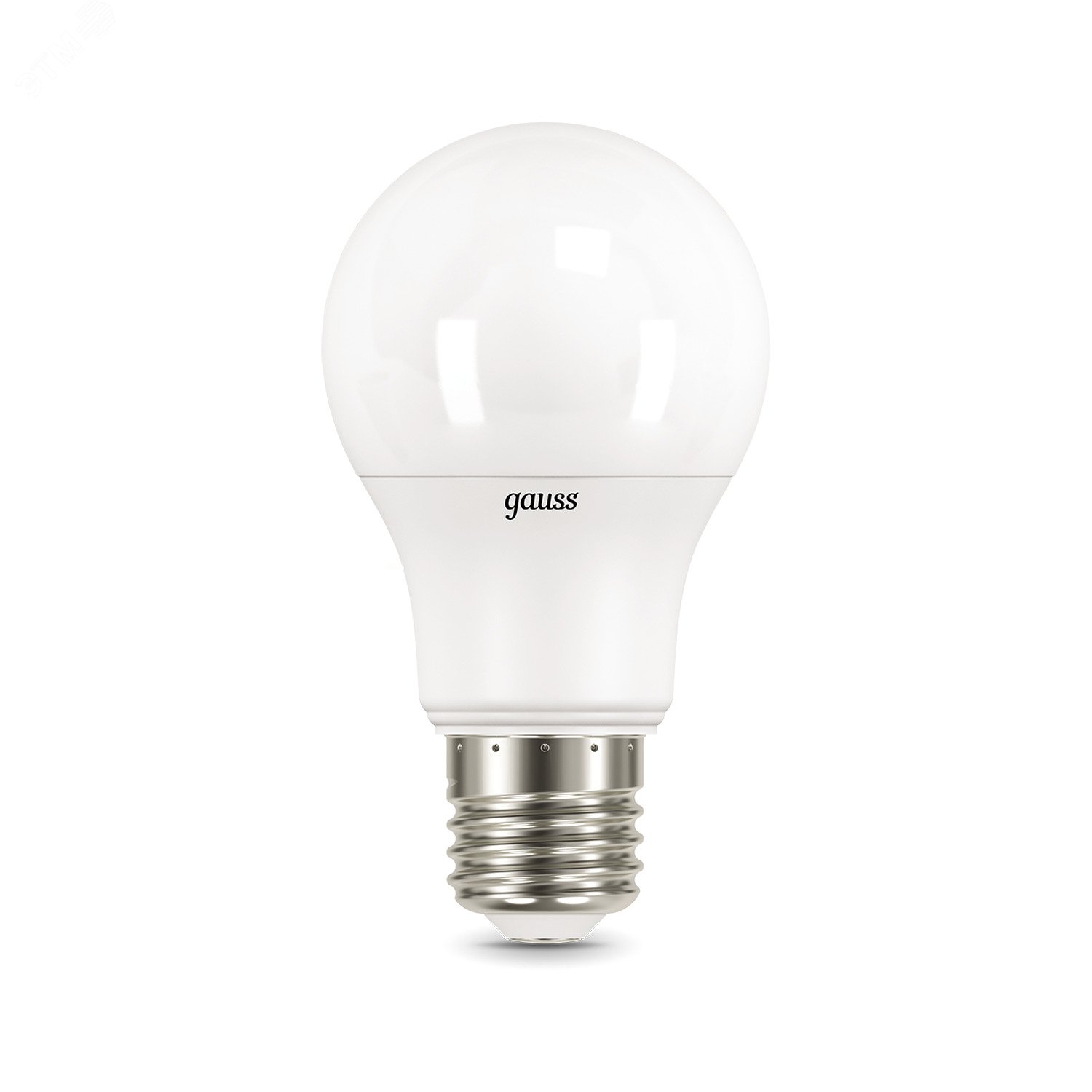 Лампа светодиодная LED 7 Вт 710 лм 4100К AC150-265В E27 А60 (груша) нейтральный Black 102502207 GAUSS - превью 2