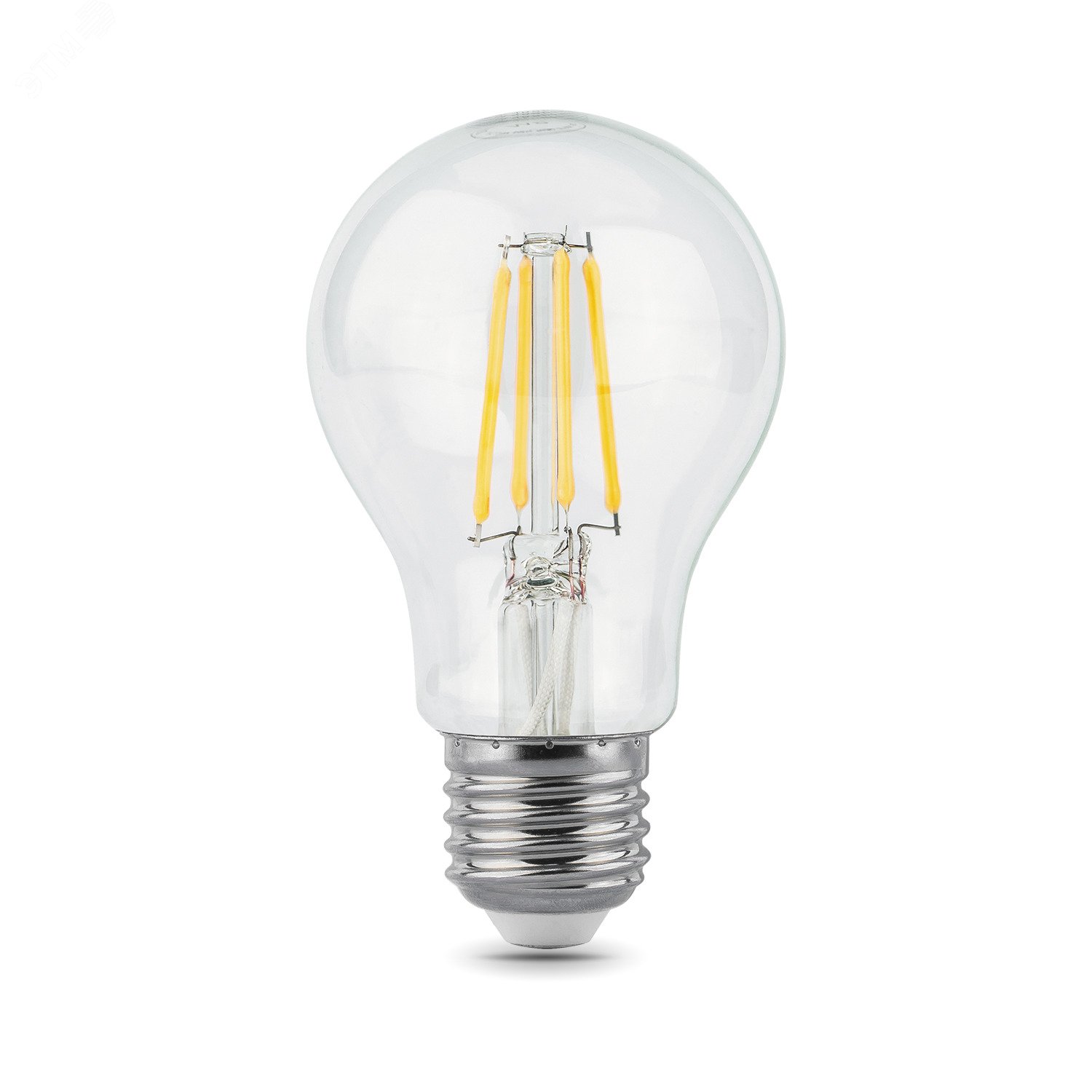 Лампа светодиодная филаментная LED 10 Вт 930 лм 2700К AC185-265В E27 А60 (груша) теплая  Black Filament Gauss 102802110 GAUSS - превью 4