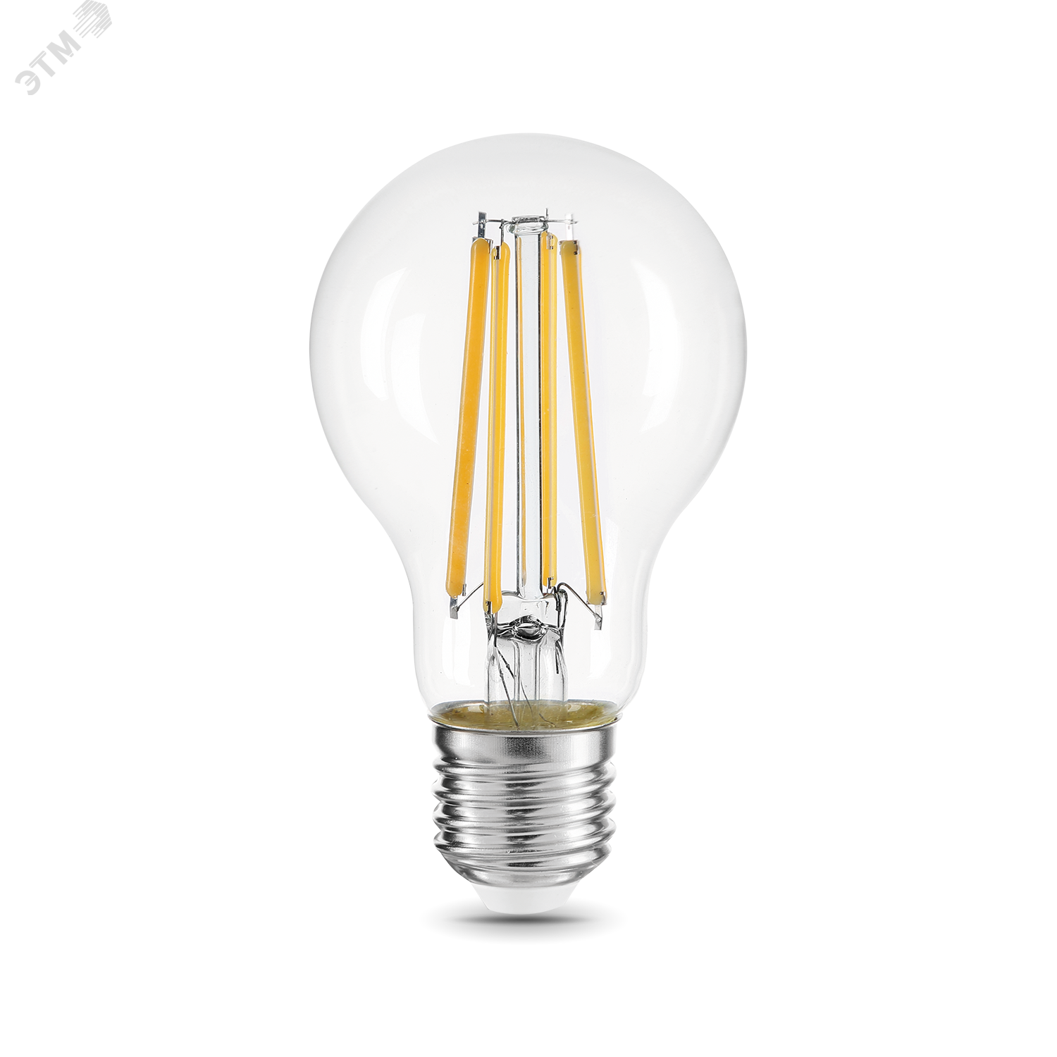Лампа светодиодная филаментная LED 15 Вт 1400 лм 2700К AC185-265В E27 А60 (груша) теплая  Black Filament Gauss 102902115 GAUSS - превью 2