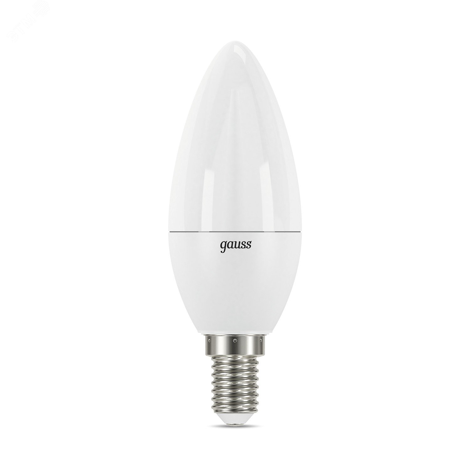 Лампа светодиодная LED 7 Вт 520 лм 3000К AC150-265В E14 свеча теплая шаговое диммирование выключателем Black 103101107-S GAUSS - превью 2