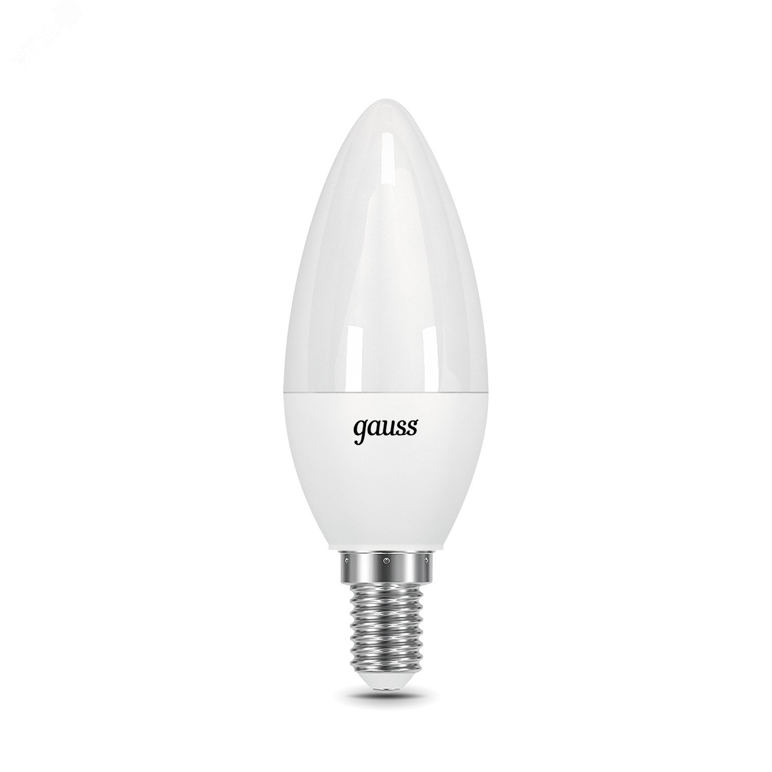 Лампа светодиодная LED 6.5 Вт 520 лм 3000К AC150-265В E14 свеча теплая  Black Gauss 103101107 GAUSS - превью 3