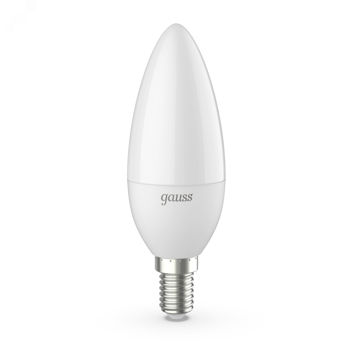 Изображение товара Лампа светодиодная LED 6.5 Вт 550 лм 4100К свеча нейтральный E14 AC 220В Black Gauss (шт)