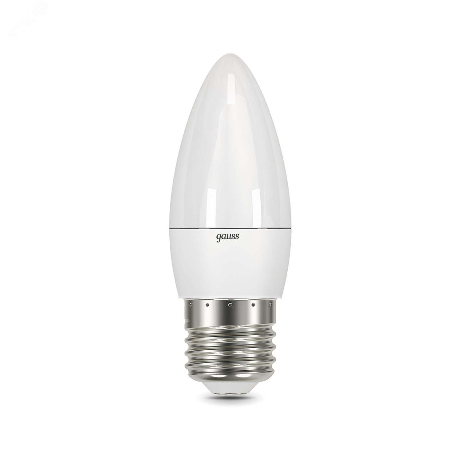 Лампа светодиодная LED 6.5 Вт 520 лм 3000К AC150-265В E27 свеча теплая  Black Gauss 103102107 GAUSS - превью 3