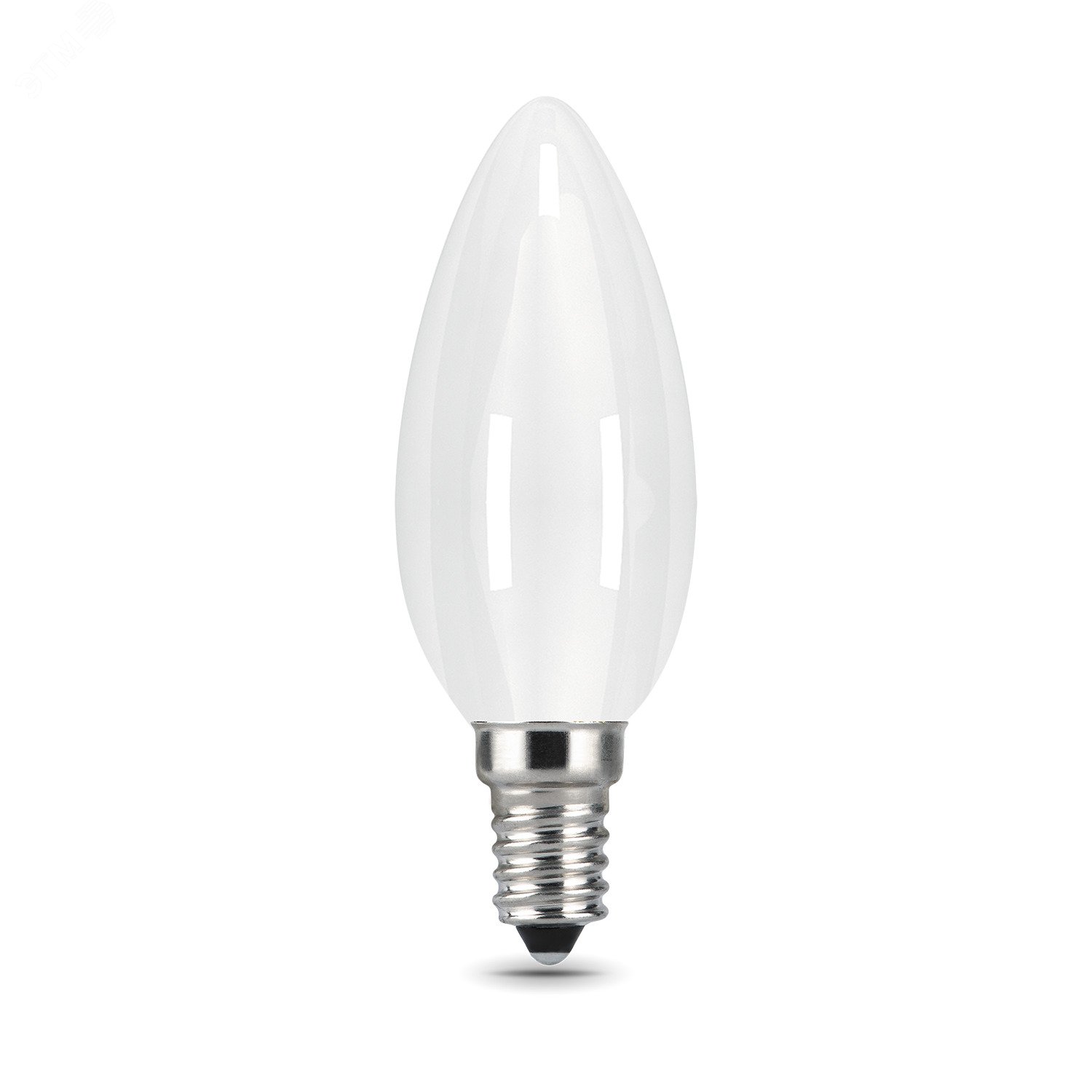 Лампа светодиодная филаментная LED 5 Вт 420 лм 2700К AC185-265В E14 свеча теплая матовая колба Black Filament 103201105 GAUSS - превью 4