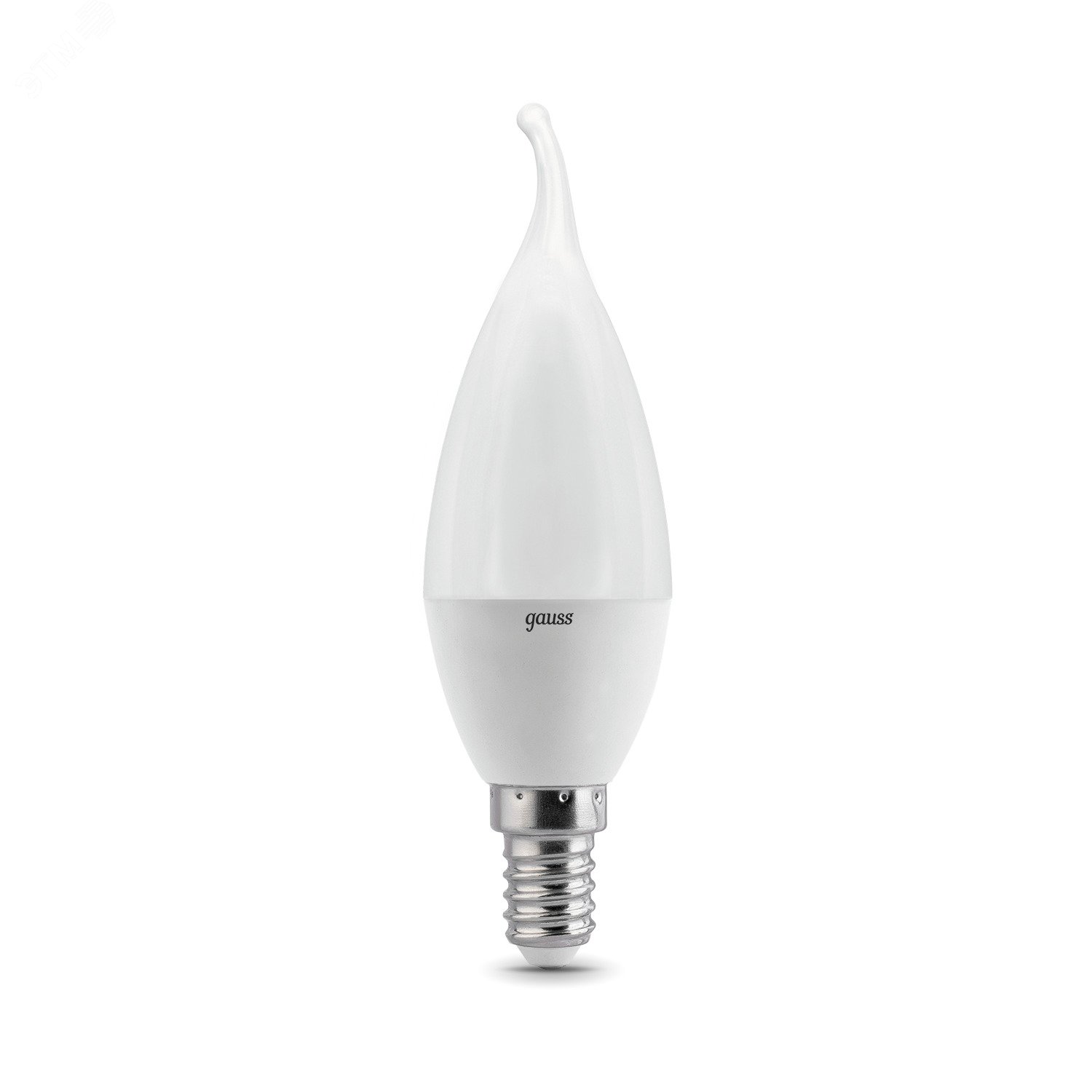 Лампа светодиодная LED 6.5 Вт 520 лм 3000К AC150-265В E14 свеча теплая Black 104101107 GAUSS - превью 2