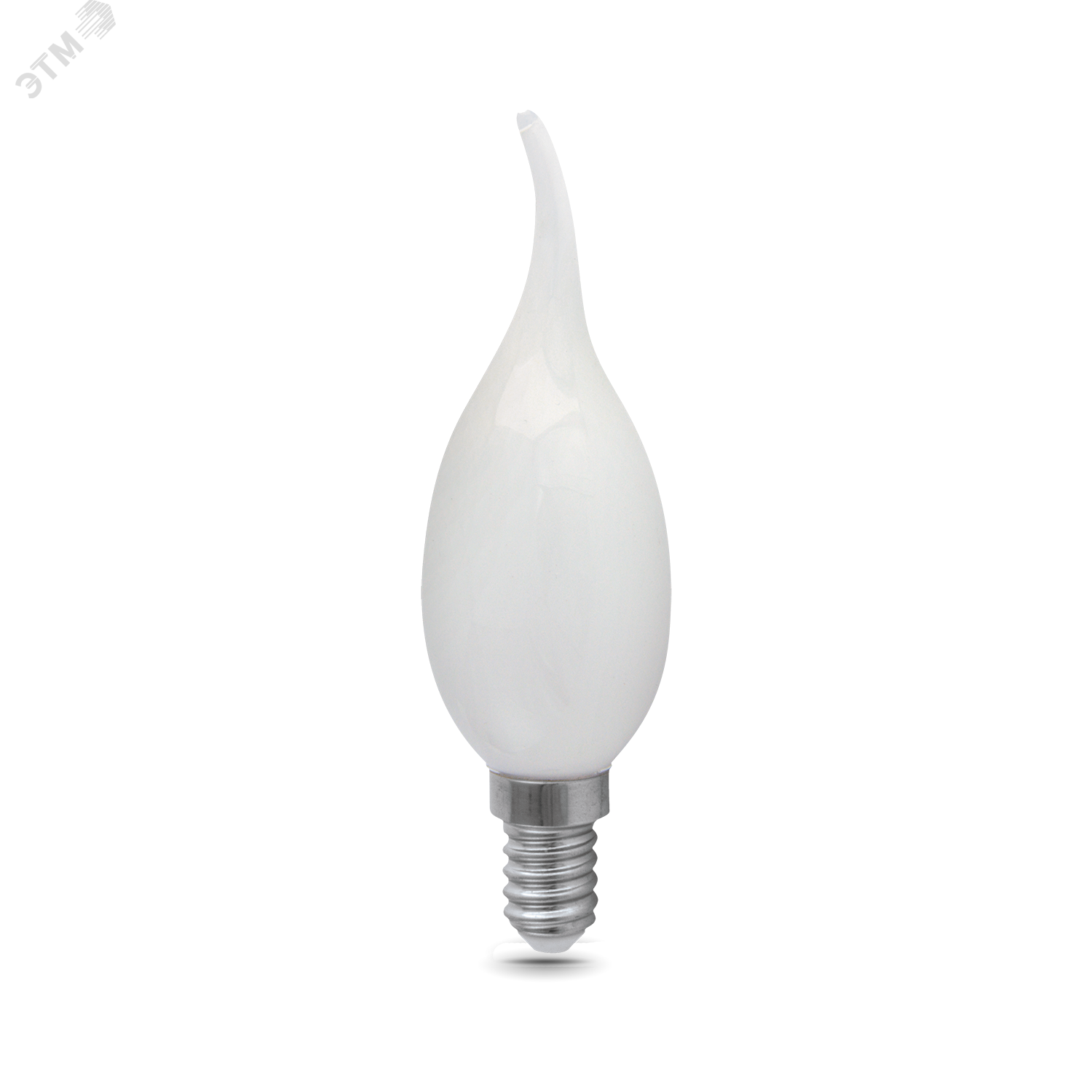 Лампа светодиодная филаментная LED 9 Вт 590 лм 3000К AC185-265В E14 свеча теплая матовая колба диммируемая Black Filament Gauss 104201109-D GAUSS - превью 2