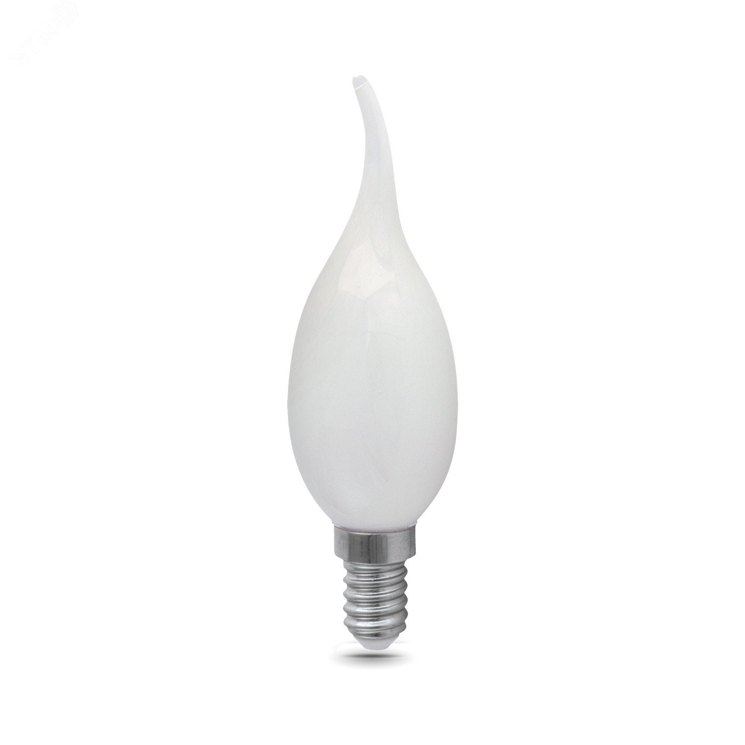 Лампа светодиодная филаментная LED 9 Вт 610 лм 4100К AC185-265В E14 свеча нейтральный матовая колба диммируемая Black Filament 104201209-D GAUSS - превью 4