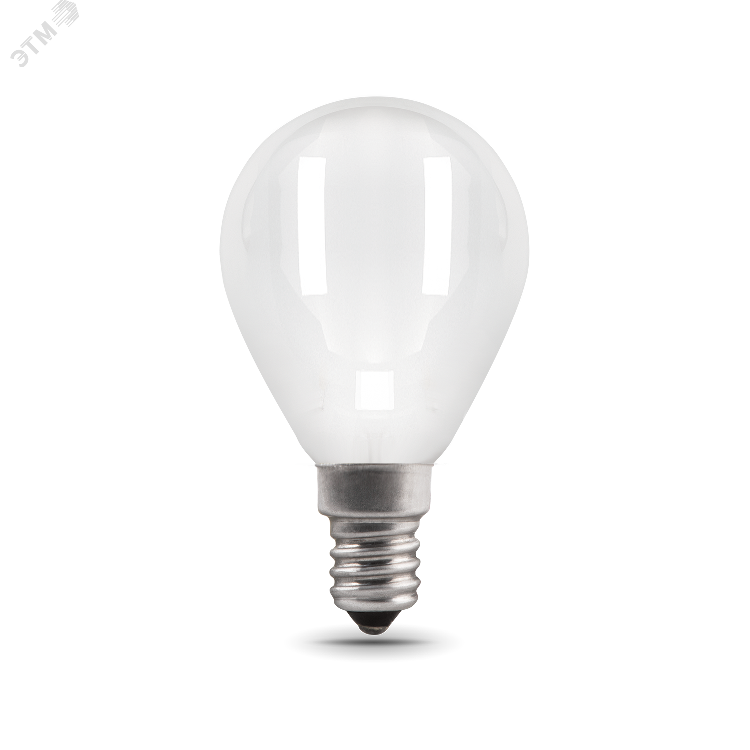 Лампа светодиодная филаментная LED 9 Вт 590 лм 3000К AC185-265В E14 шар P45 теплая матовая колба Black Filament 105201109 GAUSS - превью 2