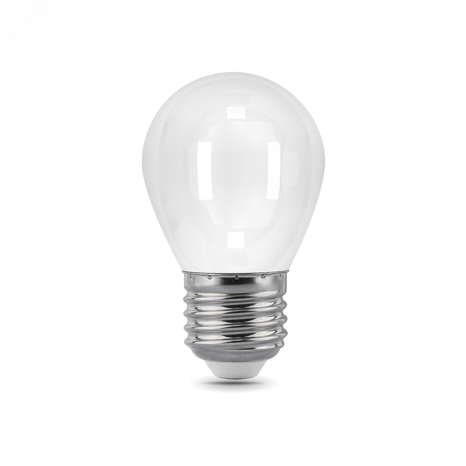 Лампа светодиодная филаментная LED 5 Вт 420 лм 2700К AC150-265В E27 шар P45 теплая матовая колба Black Filament 105202105 GAUSS - превью 4