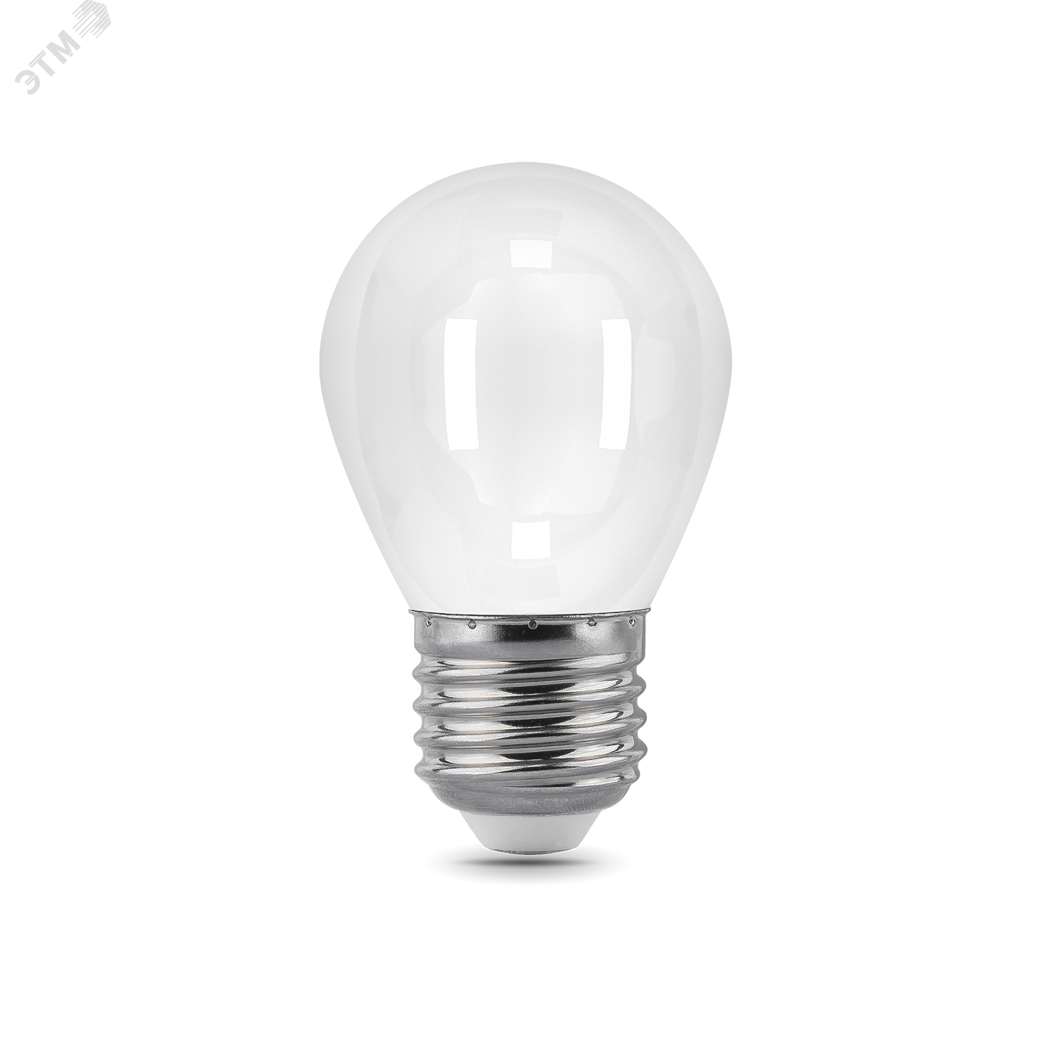 Лампа светодиодная филаментная LED 5 Вт 420 лм 2700К AC150-265В E27 шар P45 теплая матовая колба Black Filament 105202105 GAUSS - превью 2