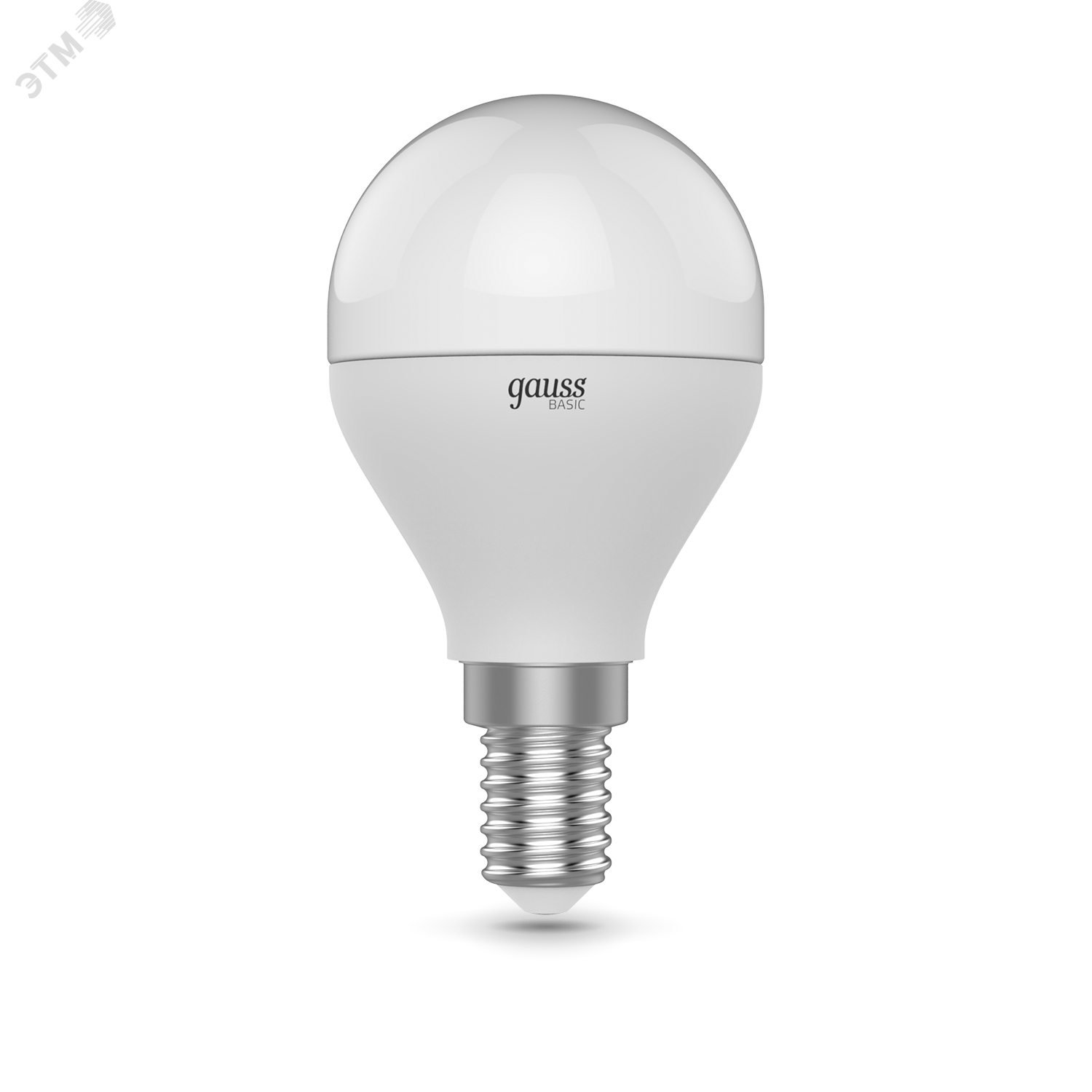 Лампа светодиодная LED 7 Вт 470 лм 3000-6500К AC180-240В E14 шар P45 измененяемая цветовая температура Basic 1053147 GAUSS - превью