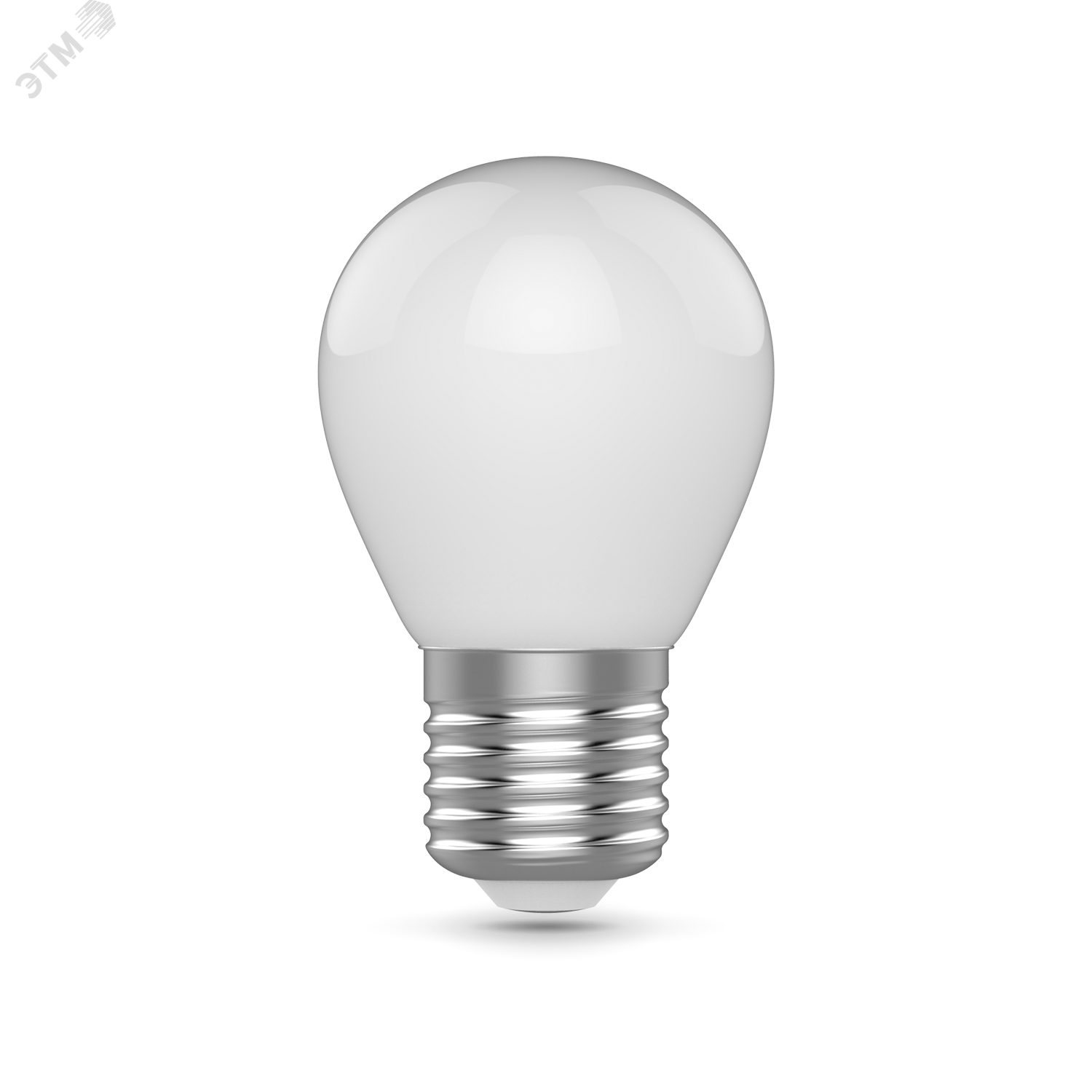 Лампа светодиодная филаментная LED 4.5 Вт 380 лм 2700К AC180-240В E27 шар P45 теплая матовая колба Basic Gauss 1055215 GAUSS - превью